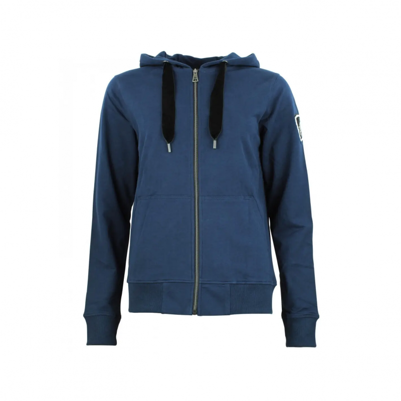 Sweatshirt Baumwolle Full Zip Damen Peak Mountain French Terry
