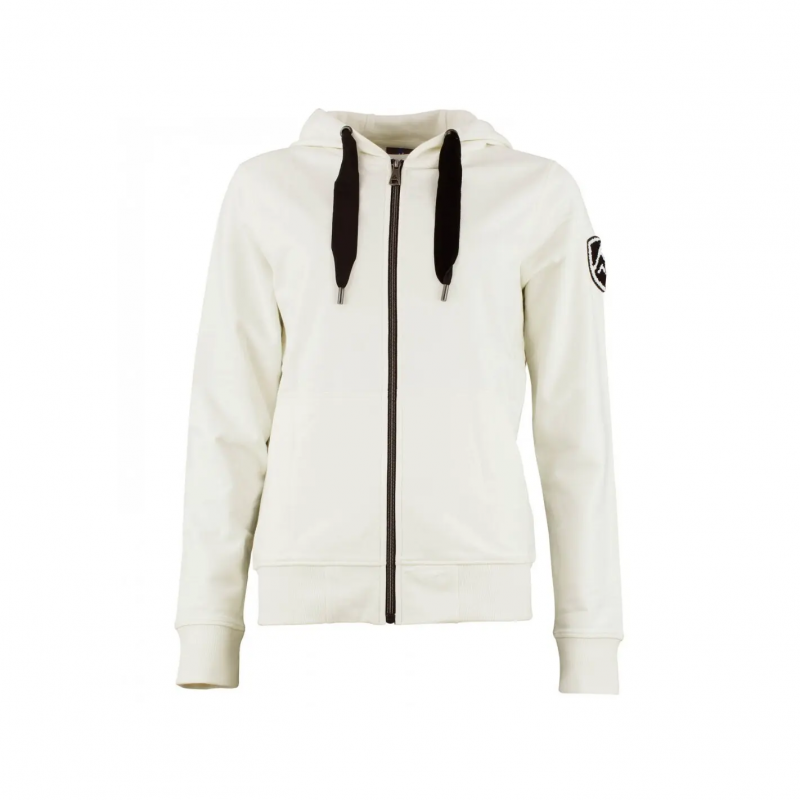 Sweatshirt Baumwolle Full Zip Damen Peak Mountain French Terry