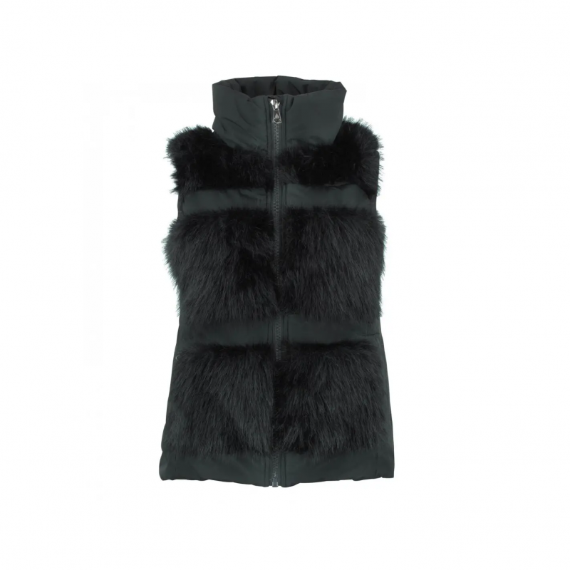 Ärmellose Pelzjacke Damen Peak Mountain