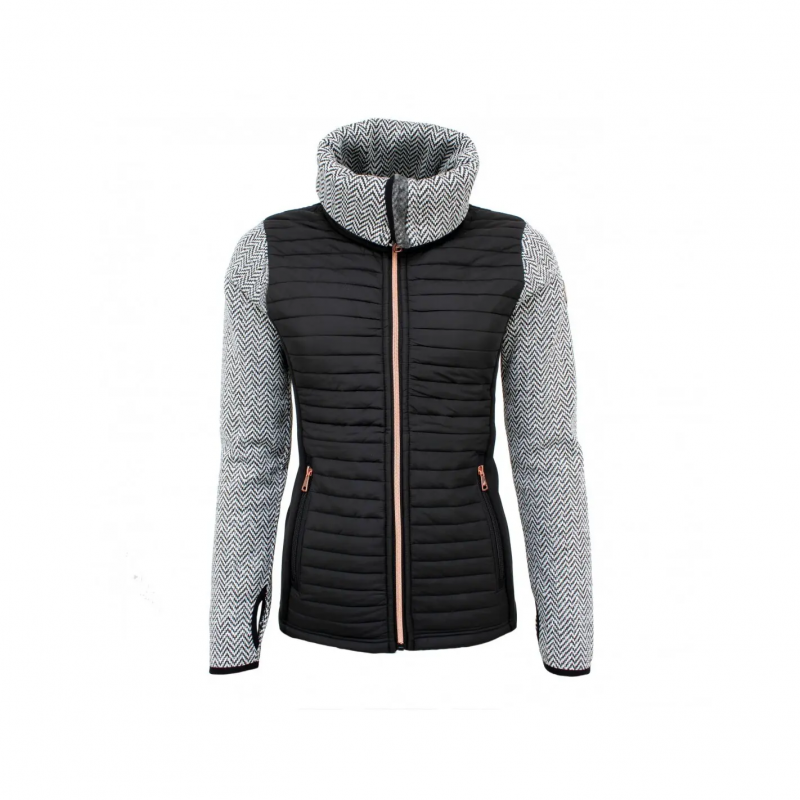 Fleece mit gesteppten Einsätzen Damen Peak Mountain