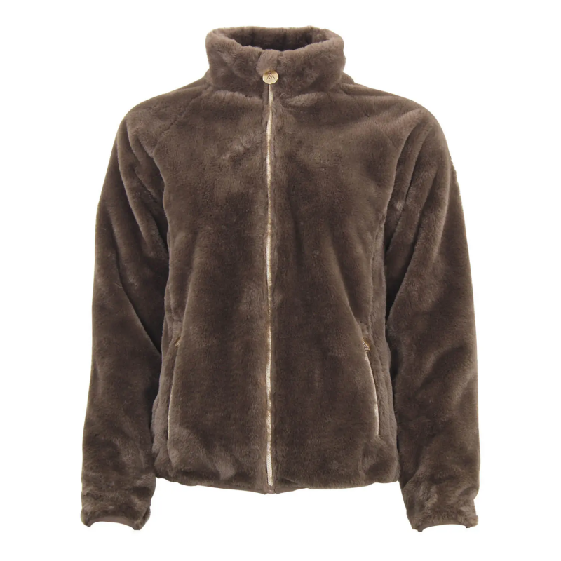 Fleecejacke mit Kunstfell für Frauen Peak Mountain Arendel