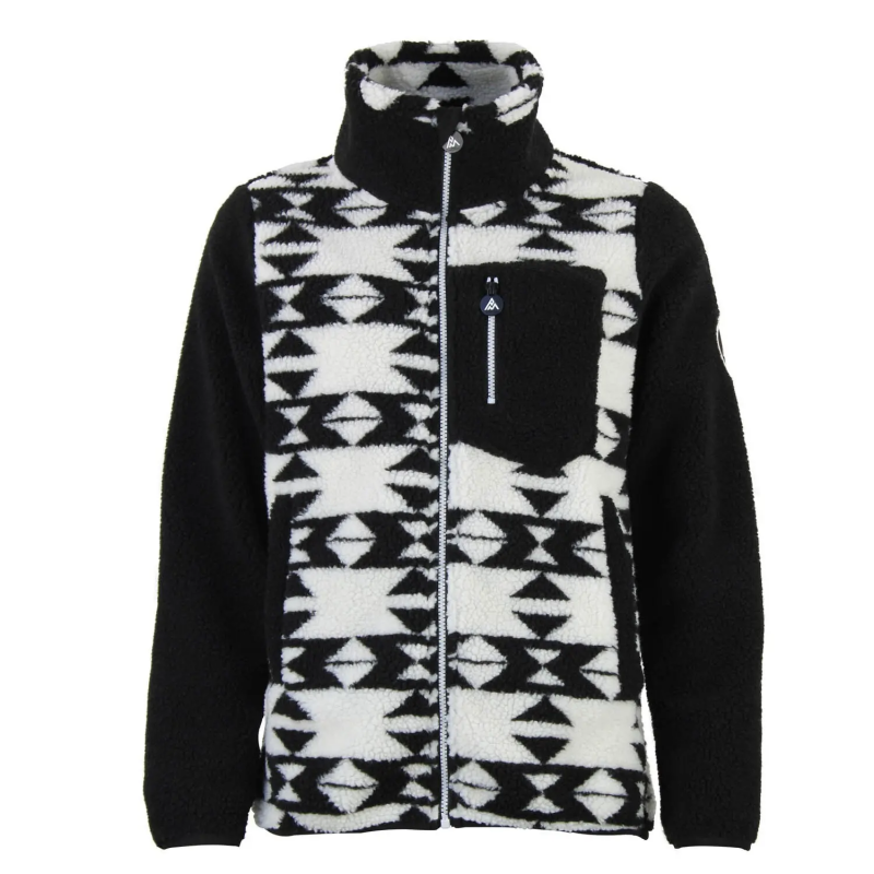 Damen Fleecejacke mit Brusttasche Peak Mountain Sherpa 350G