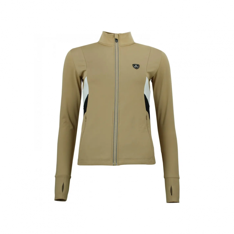 T-Shirt 1. Haut Full Zip Frau Peak Mountain
