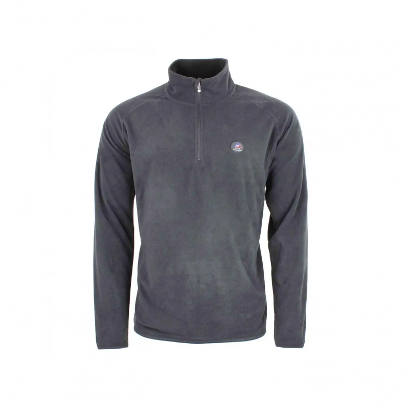 Fleece mit Kapuze 1/2 Reißverschluss Peak Mountain