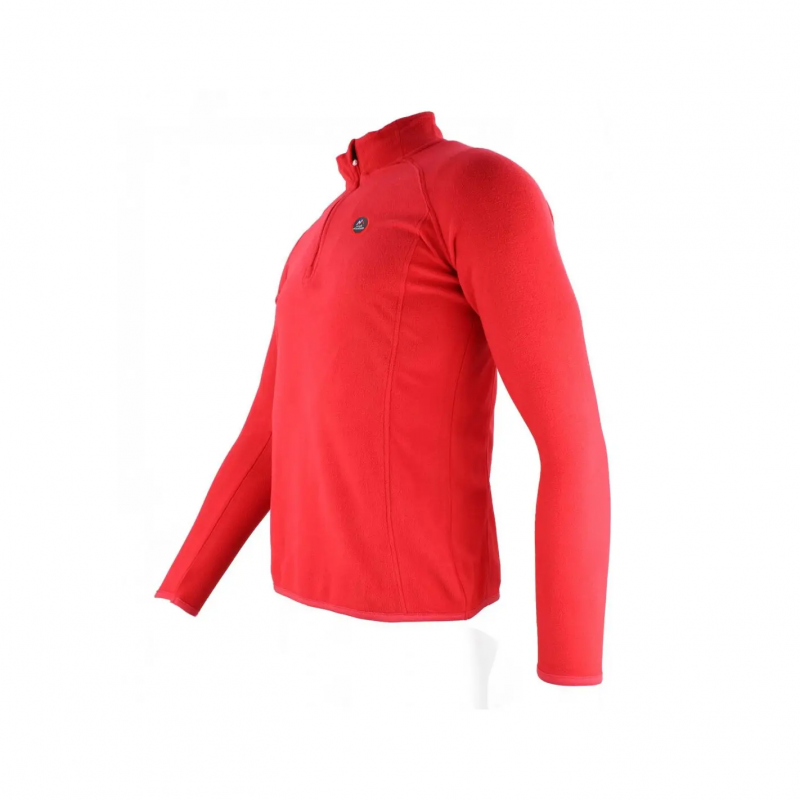 Fleece mit Kapuze 1/2 Reißverschluss Peak Mountain