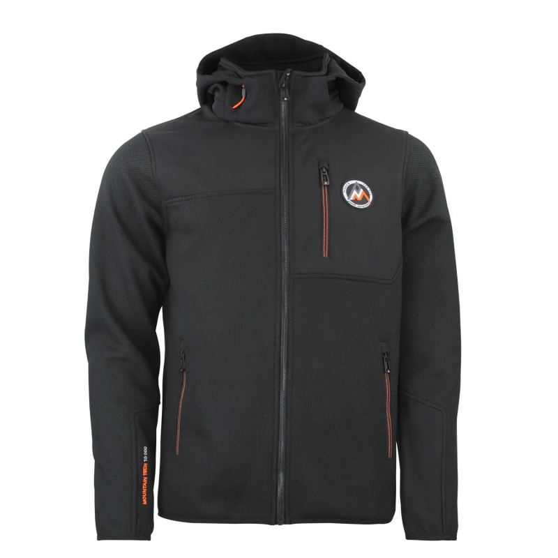 Abnehmbare Kapuzenjacke mit Softshell-Einsätzen Peak Mountain Carhood