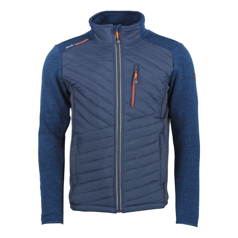 Fleecejacke mit gesteppte Einsätzen Peak Mountain Chacha