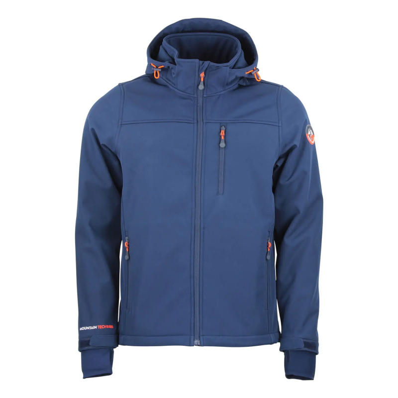 Softshell-Kapuzenjacke Peak Mountain Claude