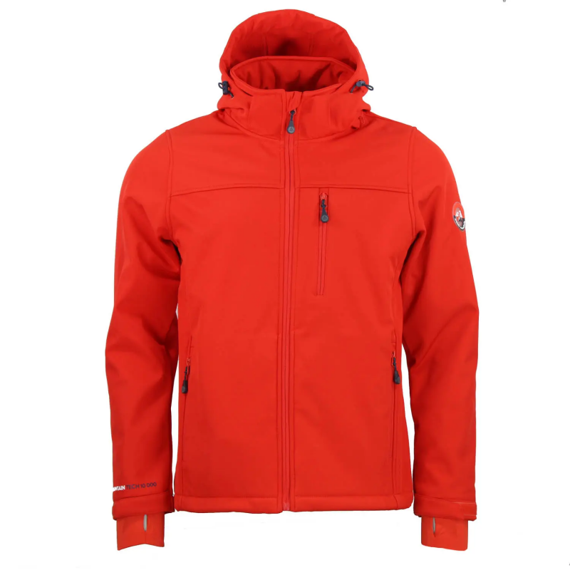 Softshell-Kapuzenjacke Peak Mountain Claude