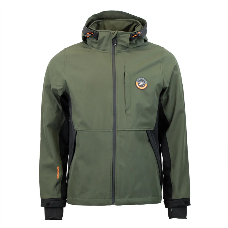 Softshell-Jacke mit Mesh-Futter Peak Mountain Cafe