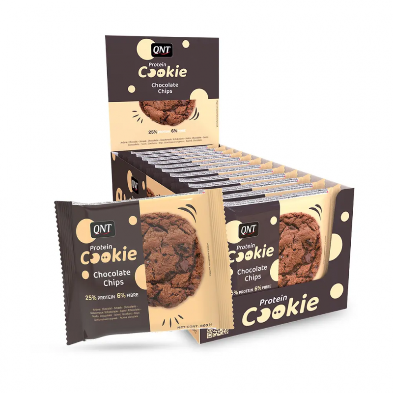 Protein-Nahrung Schokoladendrops QNT Cookie
