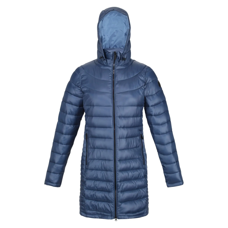 Lange Daunenjacke mit Kapuze, Damen Regatta Andel III