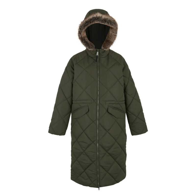 Lange Daunenjacke mit Kapuze, Damen Regatta Freyla