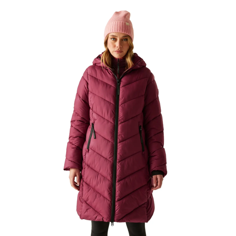 Lange Daunenjacke mit Kapuze, Damen Regatta Anita