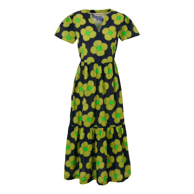Frau Midi-Rock mit Rüsche Regatta Orla Kiely