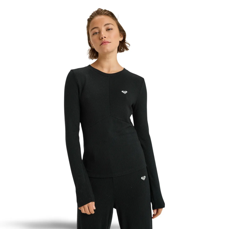 Trainingsoberteil, Damen Roxy Rise & Vibe New Rib