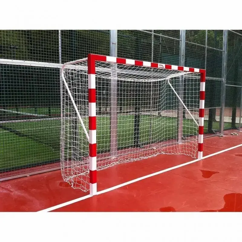 Set aus 2 festen Futsal-/Handballtoren aus Metall Softee Equipment