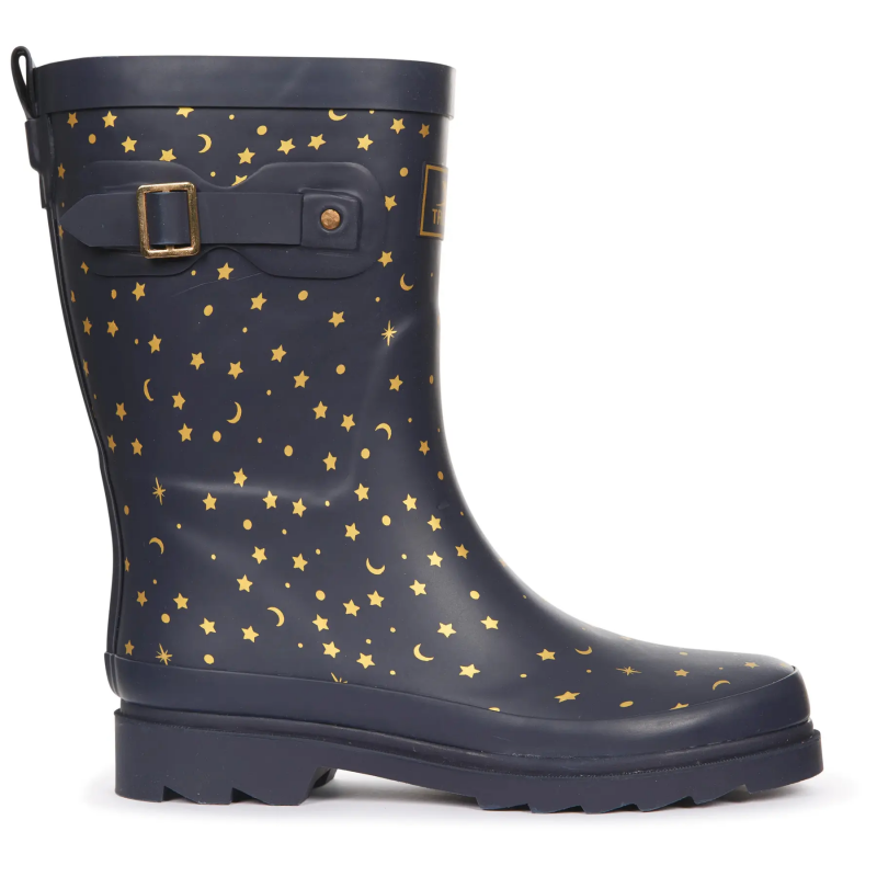 Damen Gummistiefel mit Muster Welly Trespass Celeste