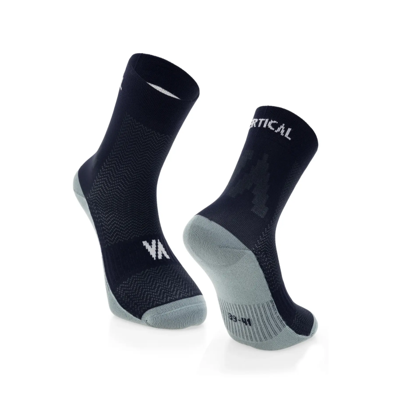 Doppellagige hohe Socken Vertical