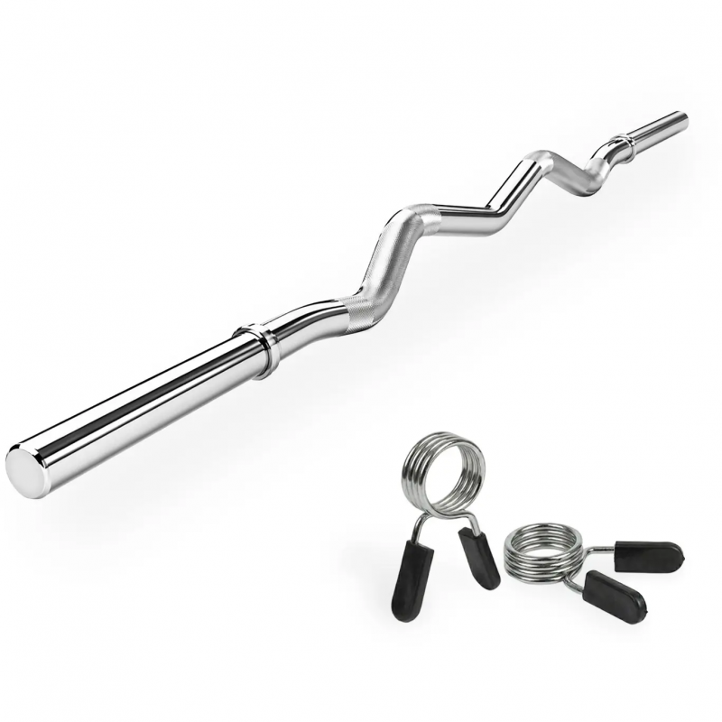 Federclip-Hantelstange VirtuFit