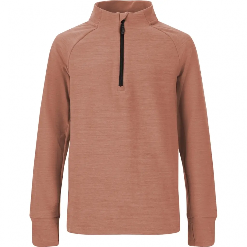 Langarm-Zip-T-Shirt für Kinder Whistler Kajsa