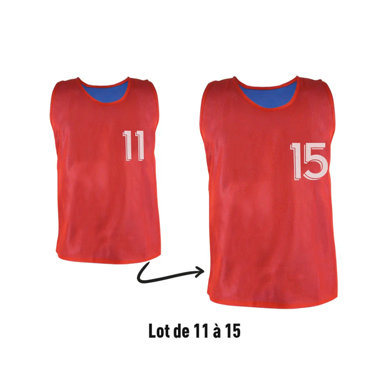 Nummerierte Wendeschürzen (Nr. 11 bis 15) Sporti (x5)