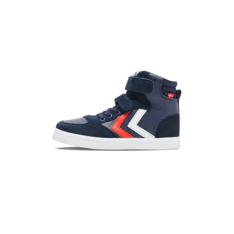 Kinderschuhe Hummel slimmer stadil leather high