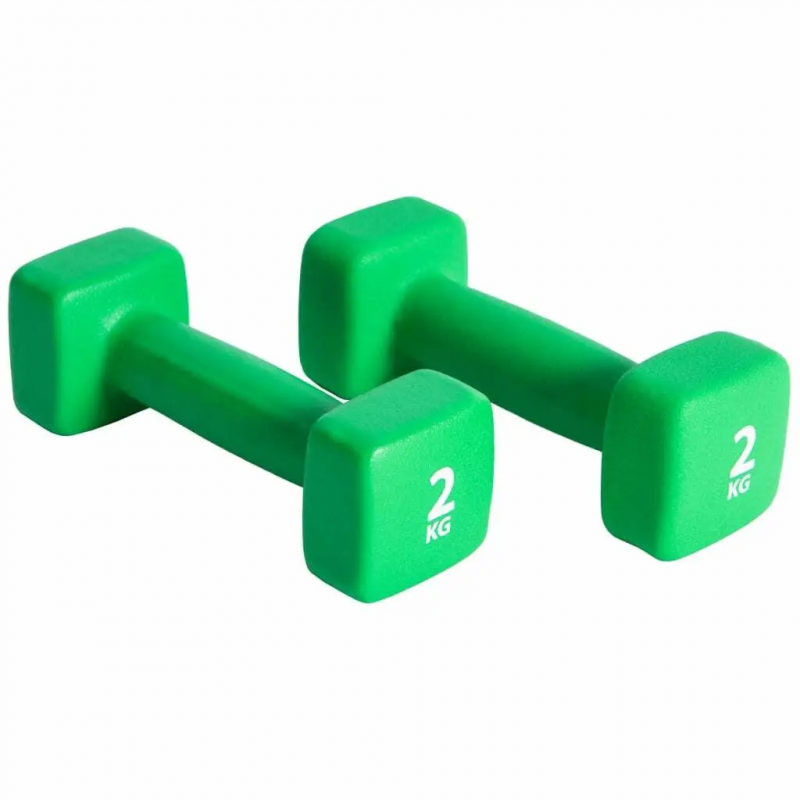 Ein Paar Kurzhanteln Pure2Improve neoprene 2x 2Kg