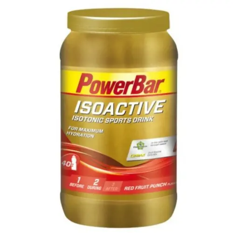 Isotonisches Getränk PowerBar IsoActive - Red Fruit Punch (1320g)