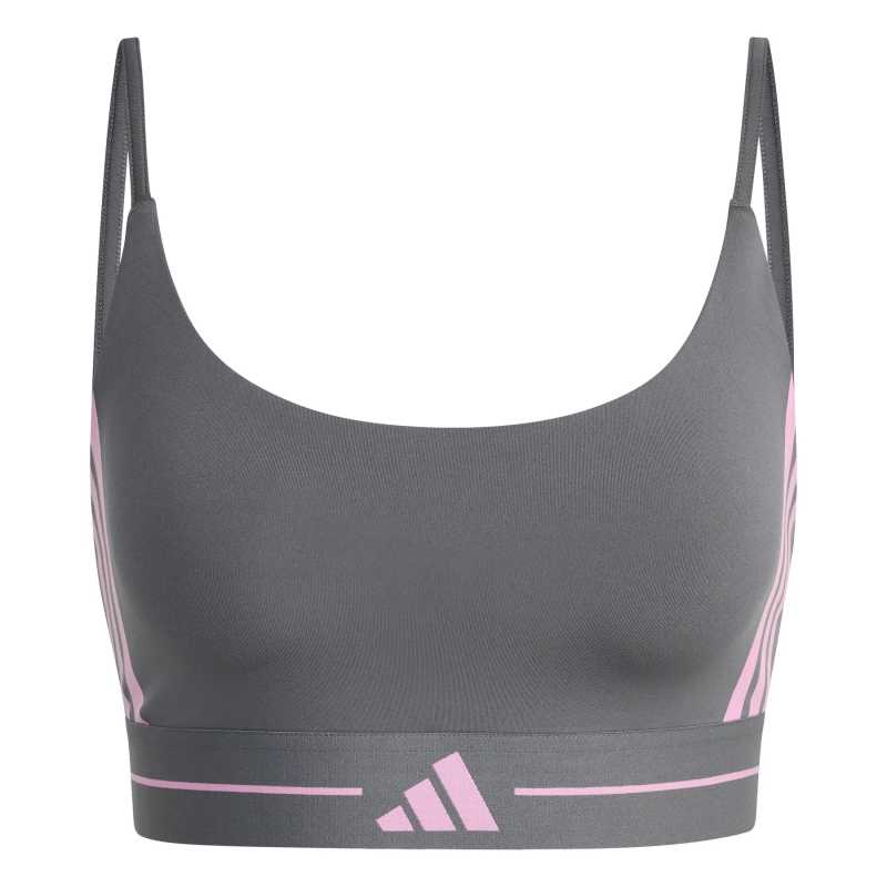Leicht stützender Sport-BH für Damen adidas Hyperglam 3-Stripes