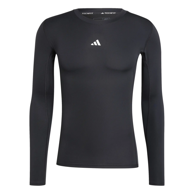 Kompressions-T-Shirt langarm adidas Techfit