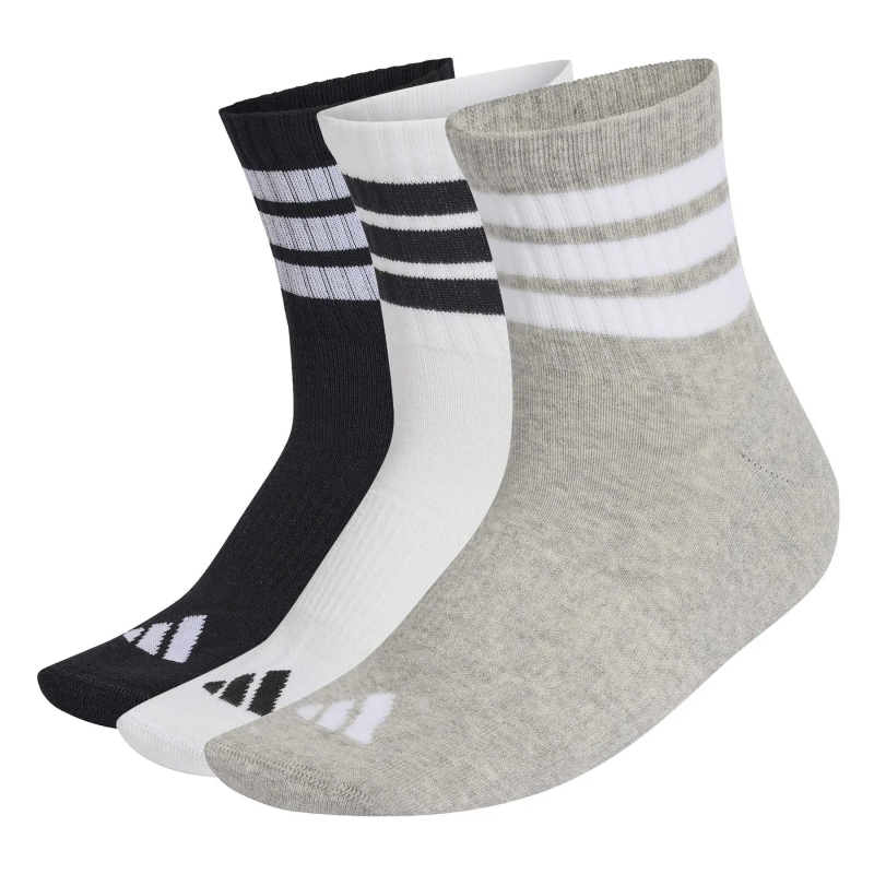 Halbhohe Socken adidas 3-Stripes (x3)