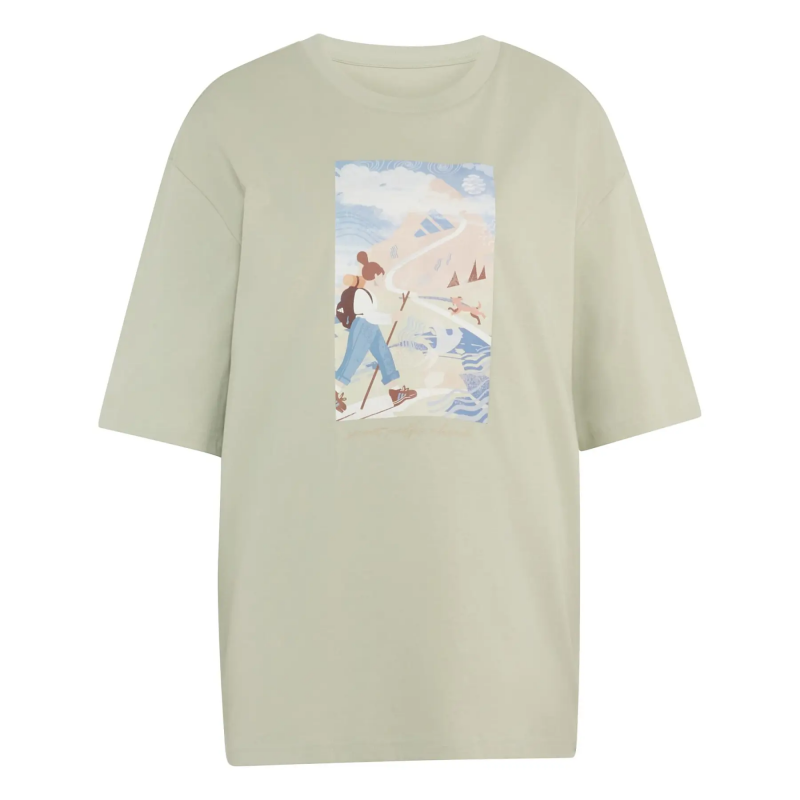 Damen T-Shirt adidas Terrex Secret Paths Ahead