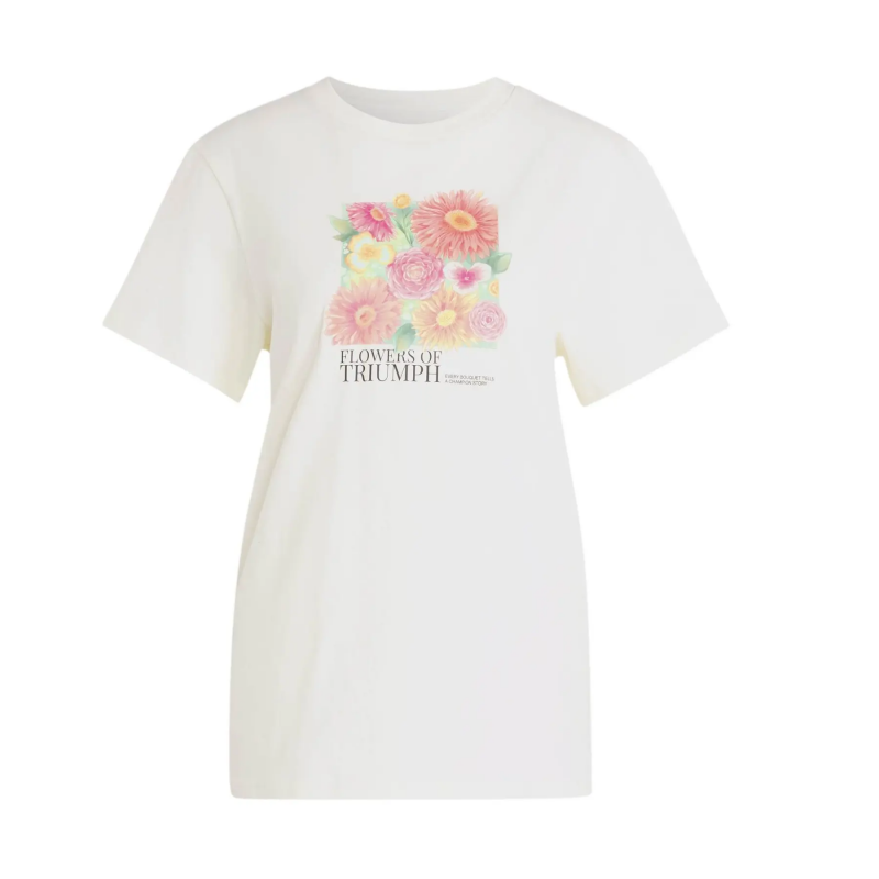 Damen T-Shirt adidas Floral 2