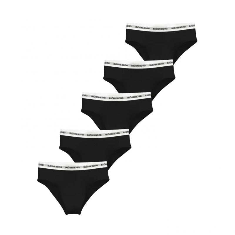 Hochgeschnittene Damenunterhose Björn Borg Logo (x5)