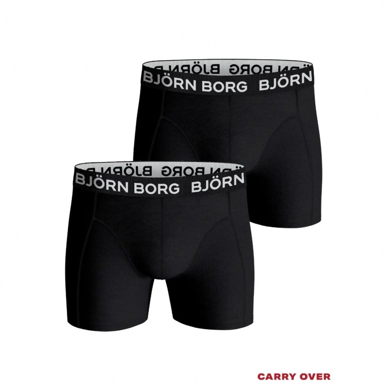 Dehnbare Baumwollboxer Kinder Björn Borg (x2)