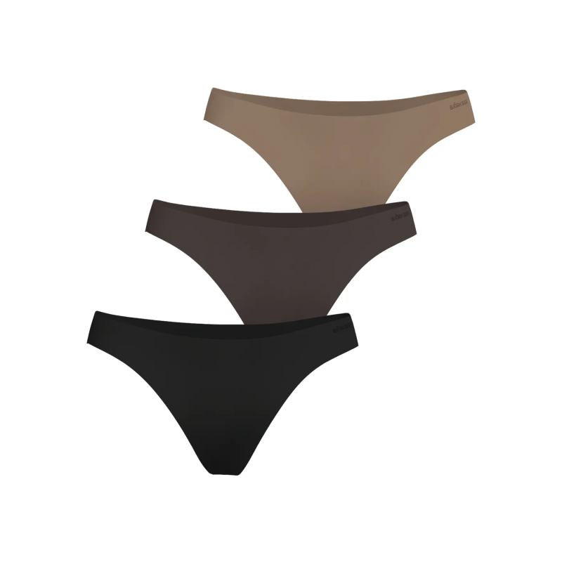 Slip Damen Björn Borg Invisible Thong (x3)