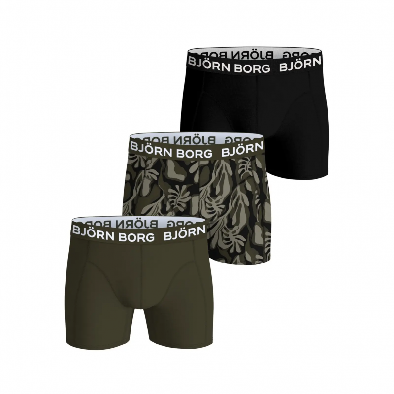 Gemischte Baumwoll-Boxershorts Björn Borg Bamboo (x3)