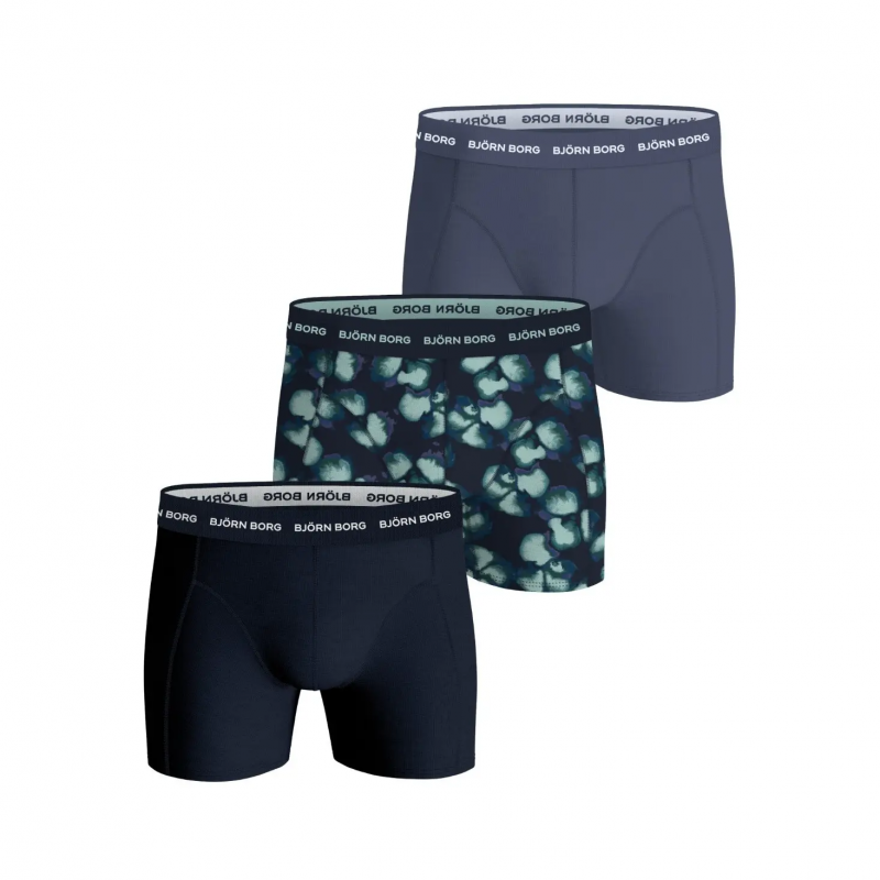 Dehnbare Baumwoll-Boxershorts Björn Borg (x3)