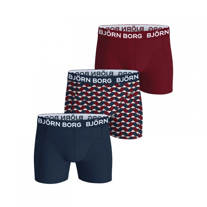 Boxershorts aus Baumwolle Björn Borg Stretch (x3)