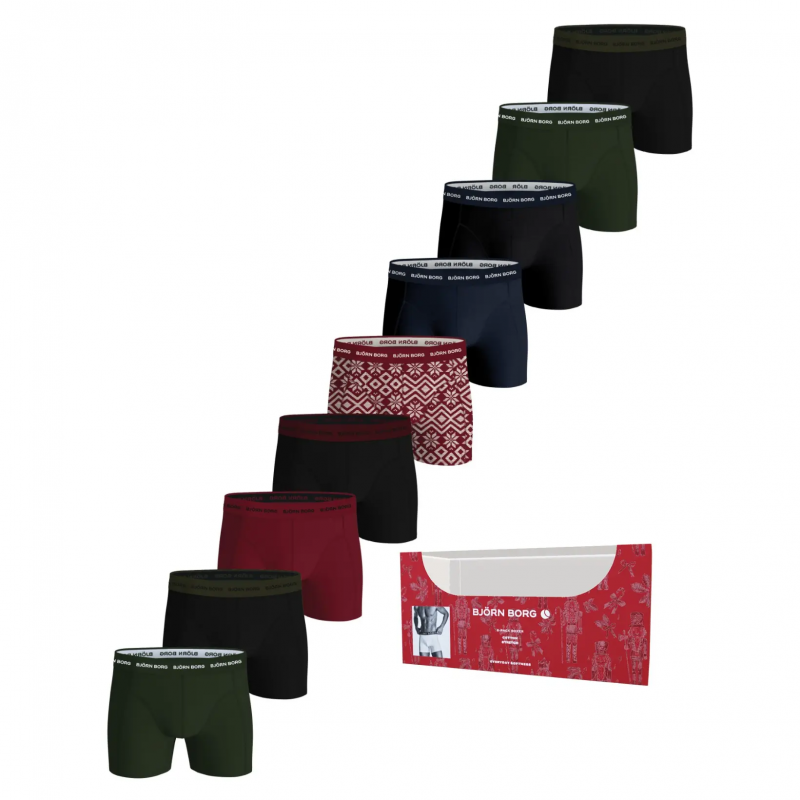 Dehnbare Baumwoll-Boxershorts Björn Borg (x9)
