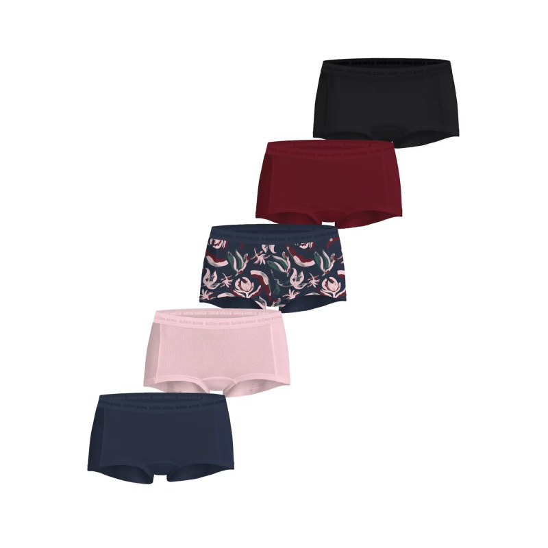 Boxershorts Baumwolle Damen Björn Borg Everyday (x5)
