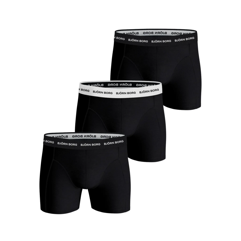 Elastische Baumwoll-Boxershorts Björn Borg (x3)