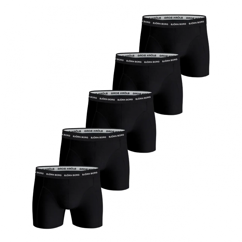 Elastische Baumwoll-Boxershorts Björn Borg (x5)