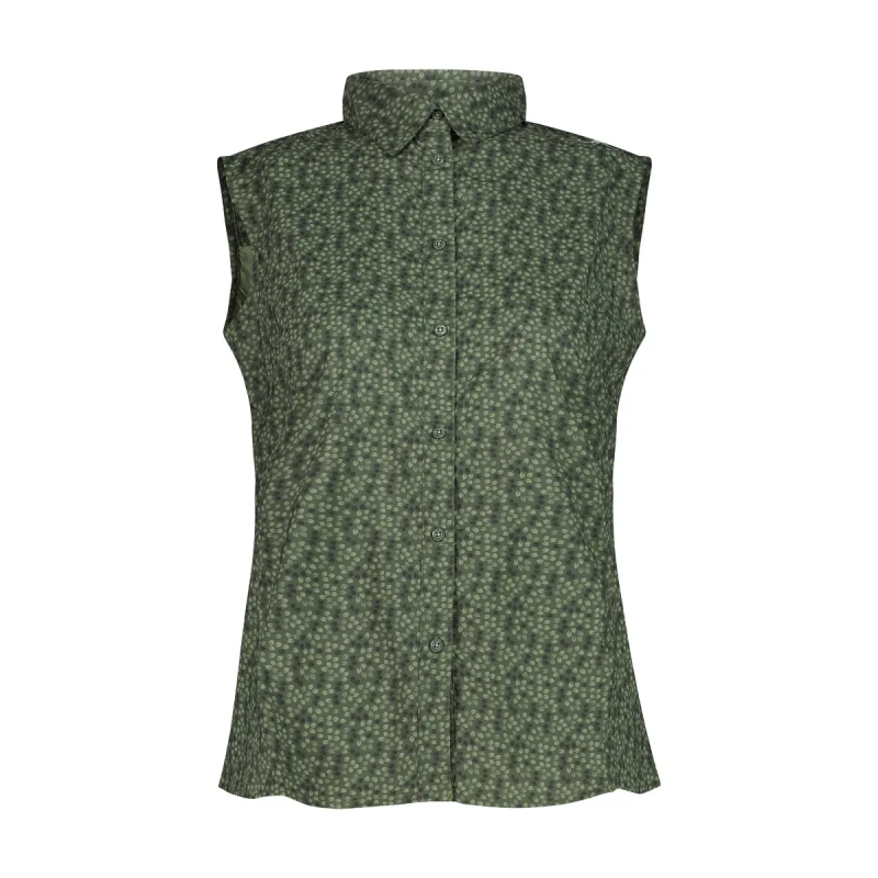 Ärmellose Bluse mit Blumenmuster für Frauen CMP