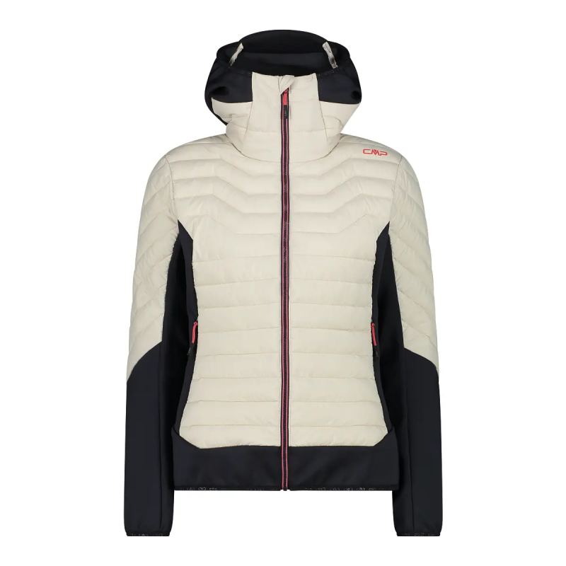 Hybride Daunenjacke mit fester Kapuze für Damen CMP