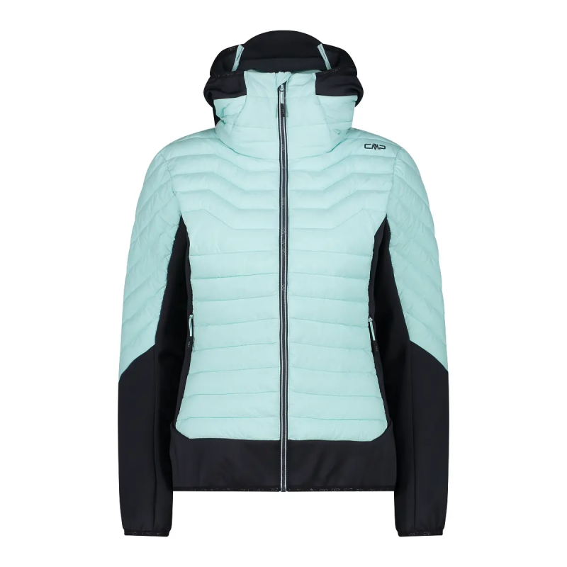 Hybride Daunenjacke mit fester Kapuze für Damen CMP