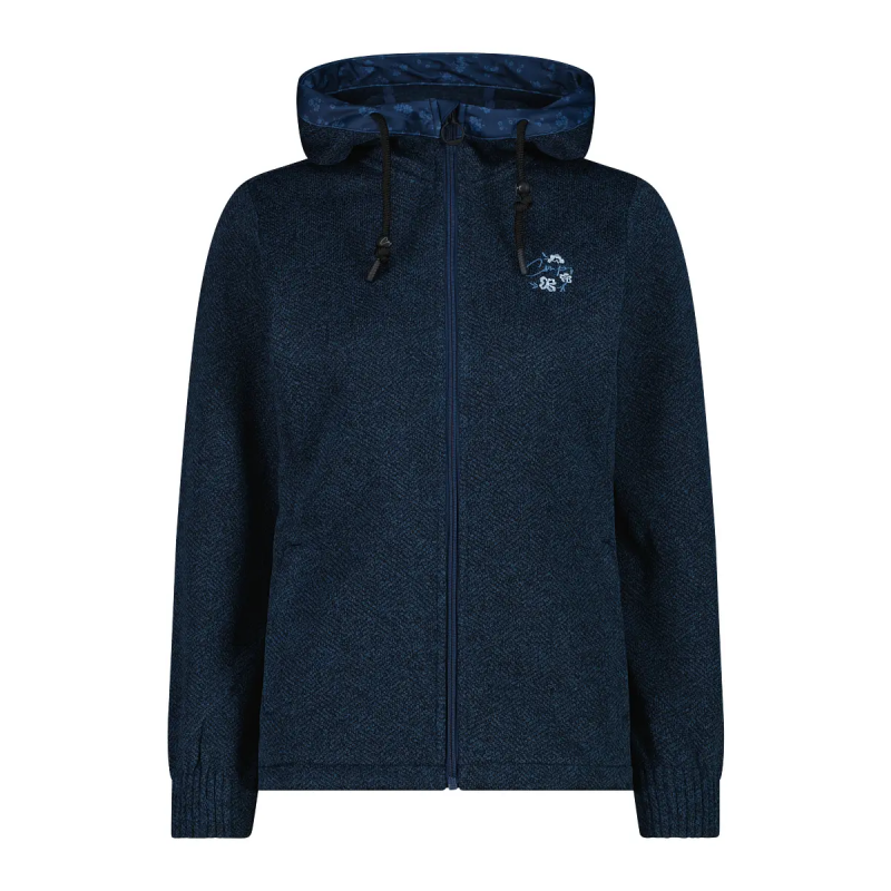 Damen technische Strickjacke mit Kapuze CMP