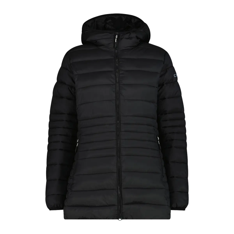 Damen lange Kapuzenjacke mit Reißverschluss Sorona Aura CMP