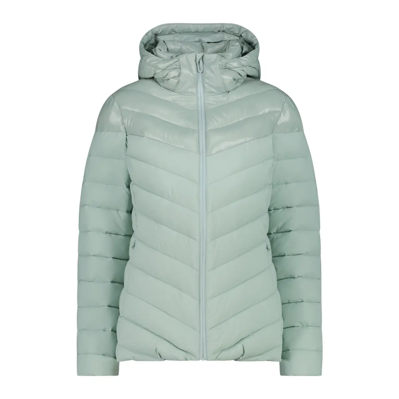 Sorona Aura Damen Steppjacke mit Kapuze und Reißverschluss CMP